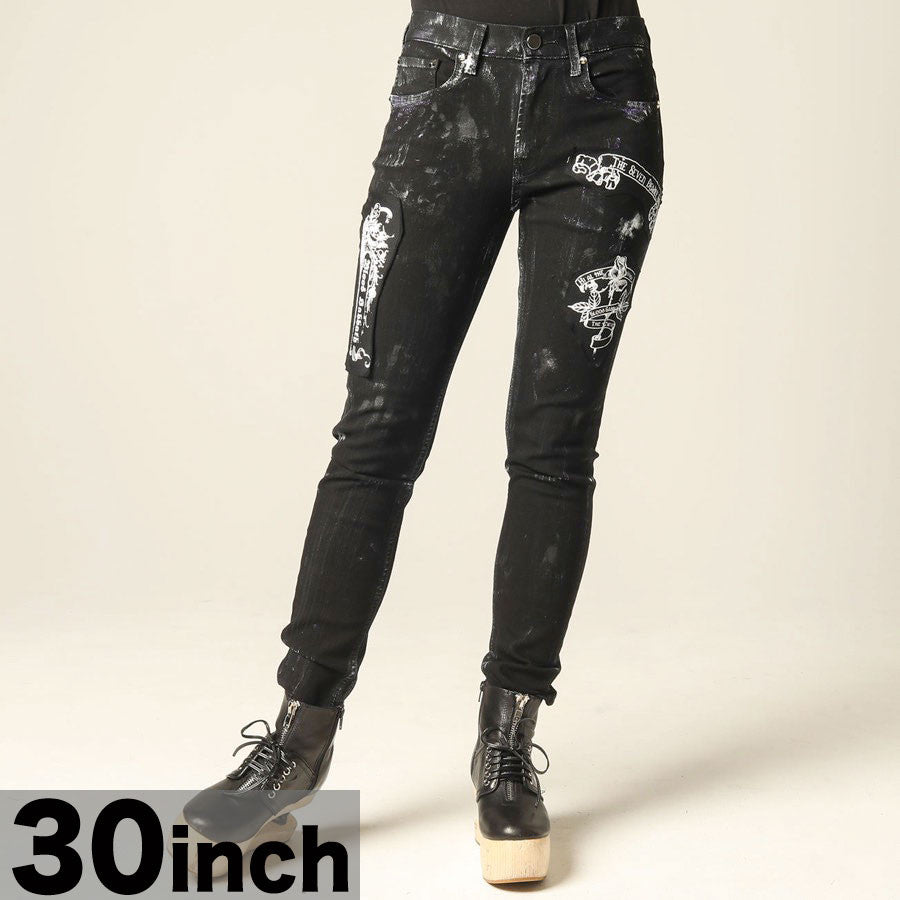 Crash Patch Black Denim (3 sizes)