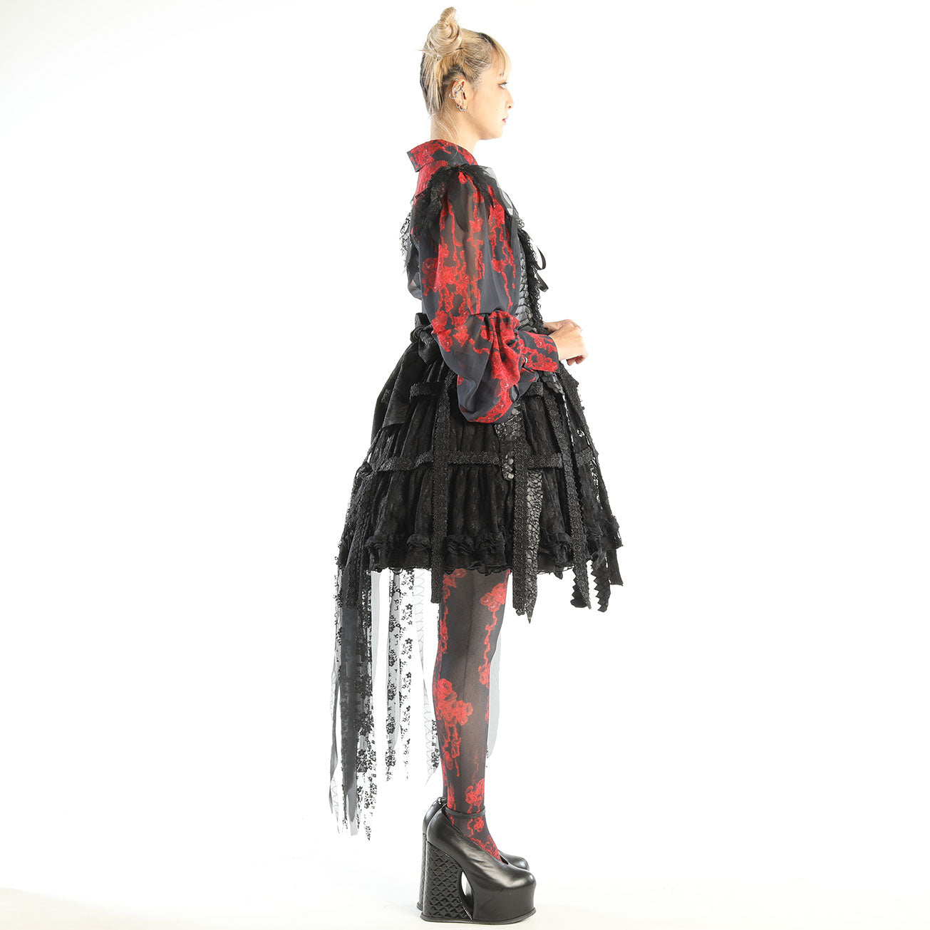 Black Dragon Bird Cage Dress (2sizes)