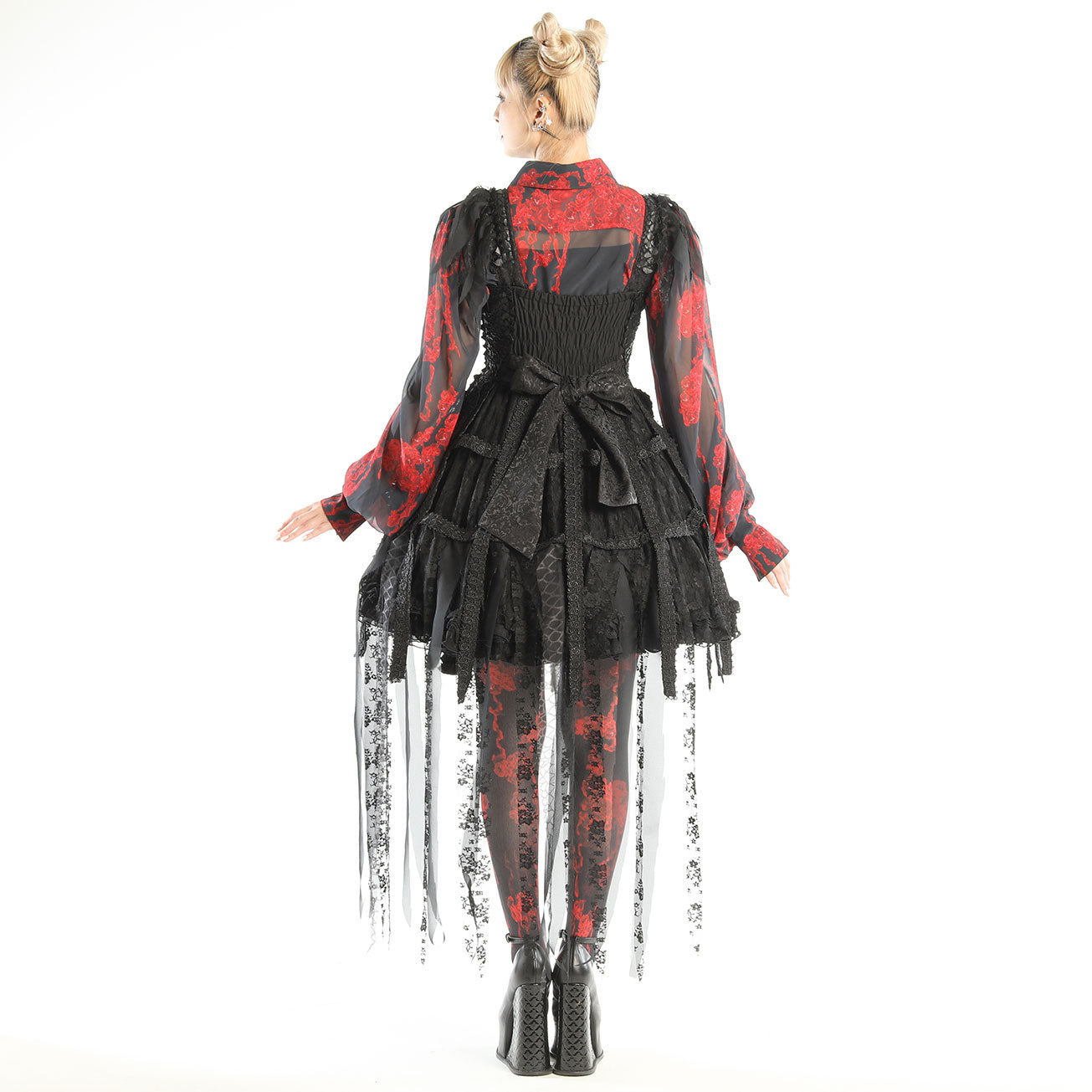 Black Dragon Bird Cage Dress (2sizes)