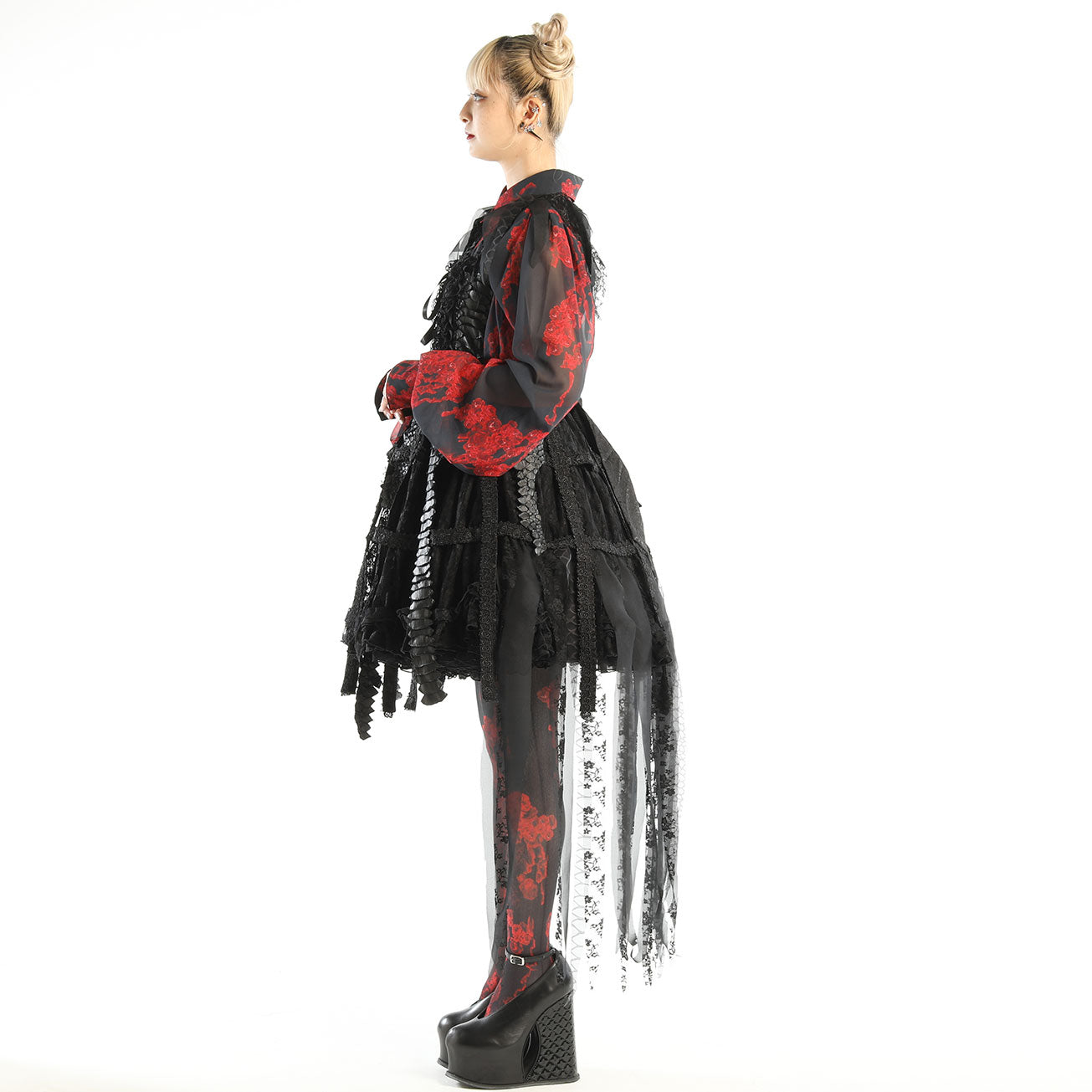 Black Dragon Bird Cage Dress (2sizes)