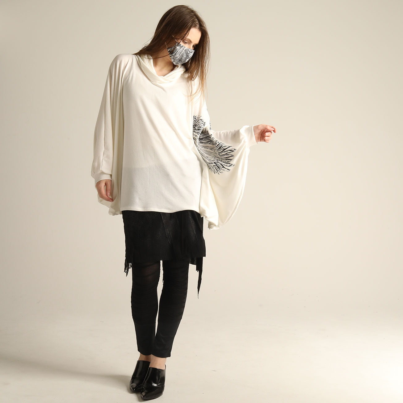 天使开普袖上衣