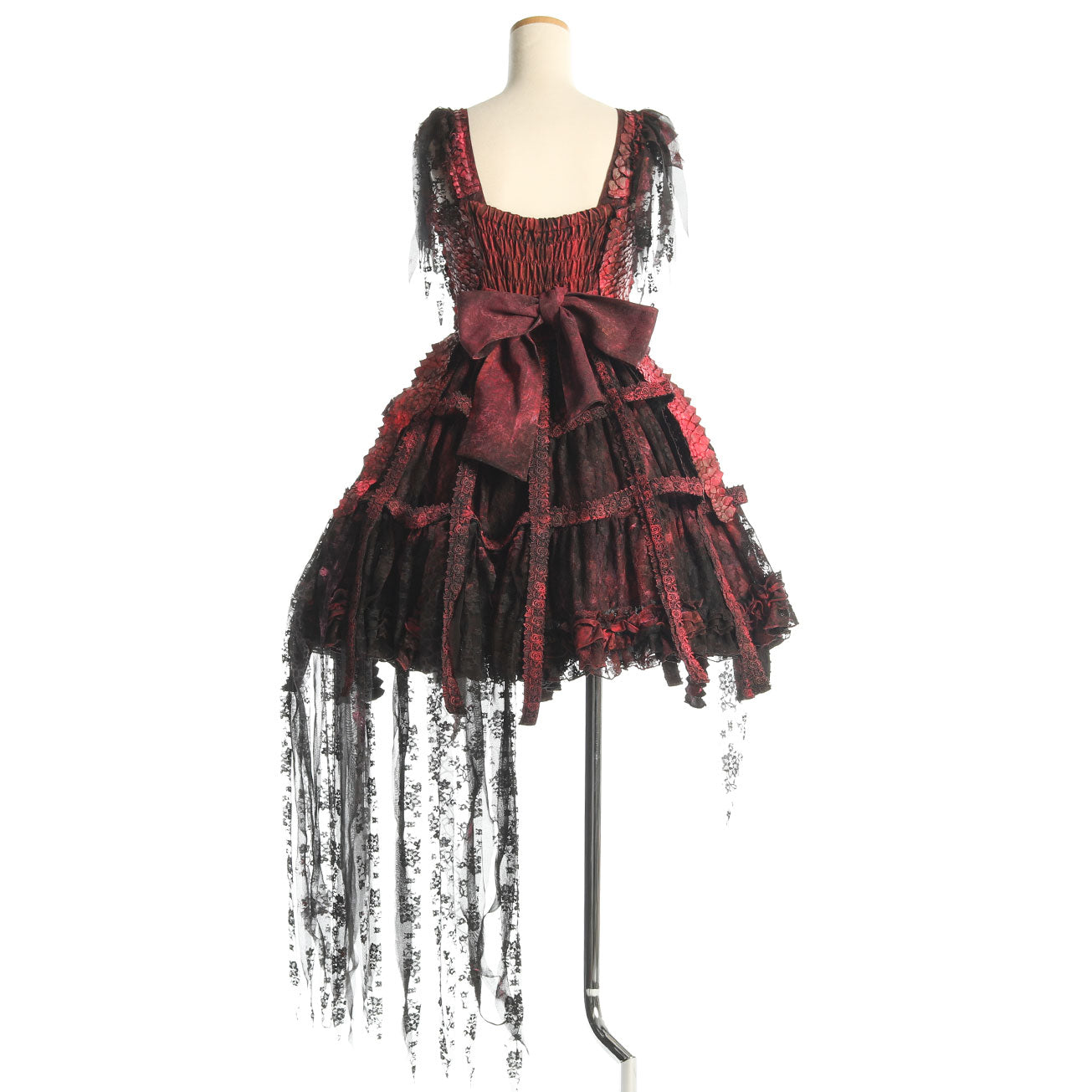 Red Dragon Bird Cage Dress