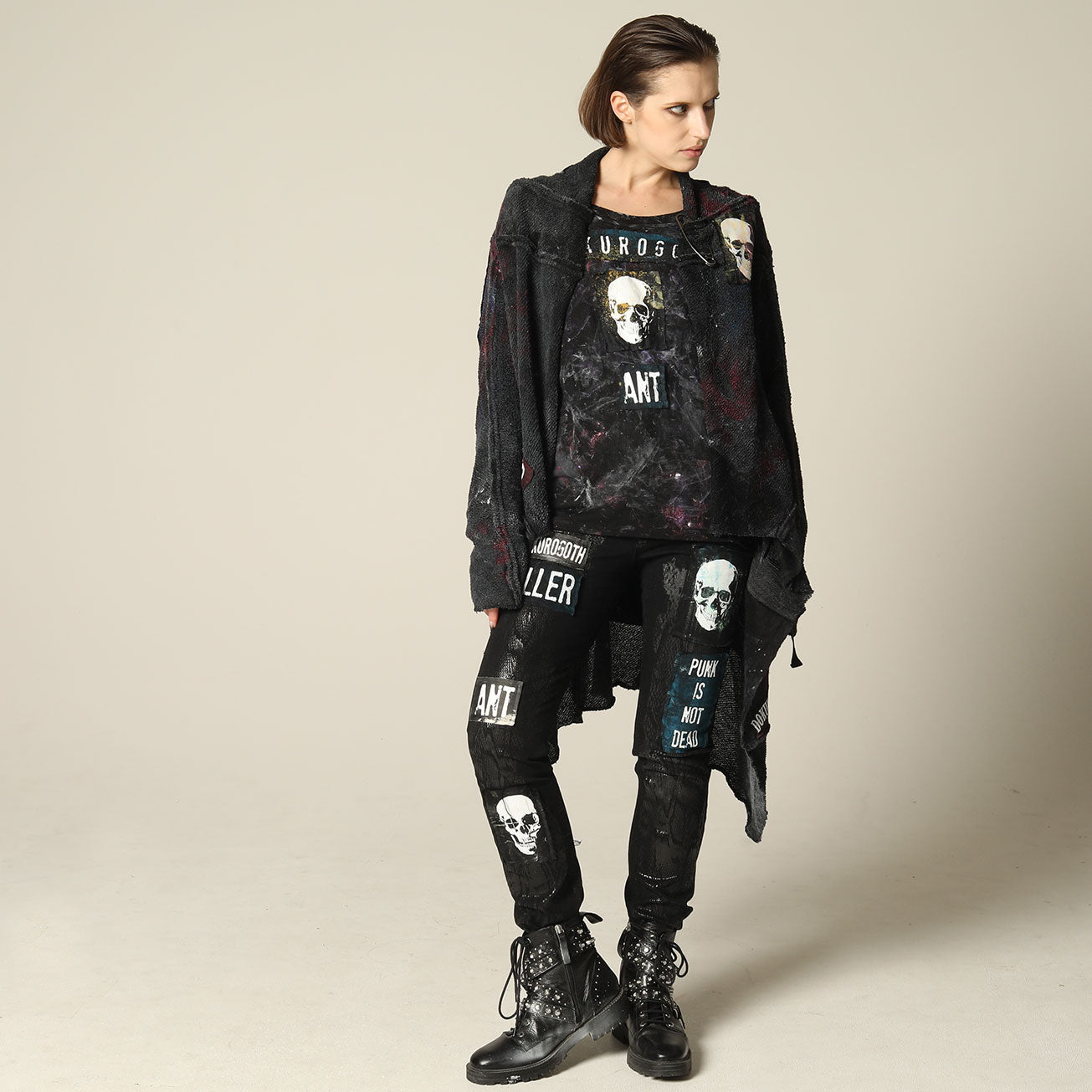Slash Paint Damage Pants