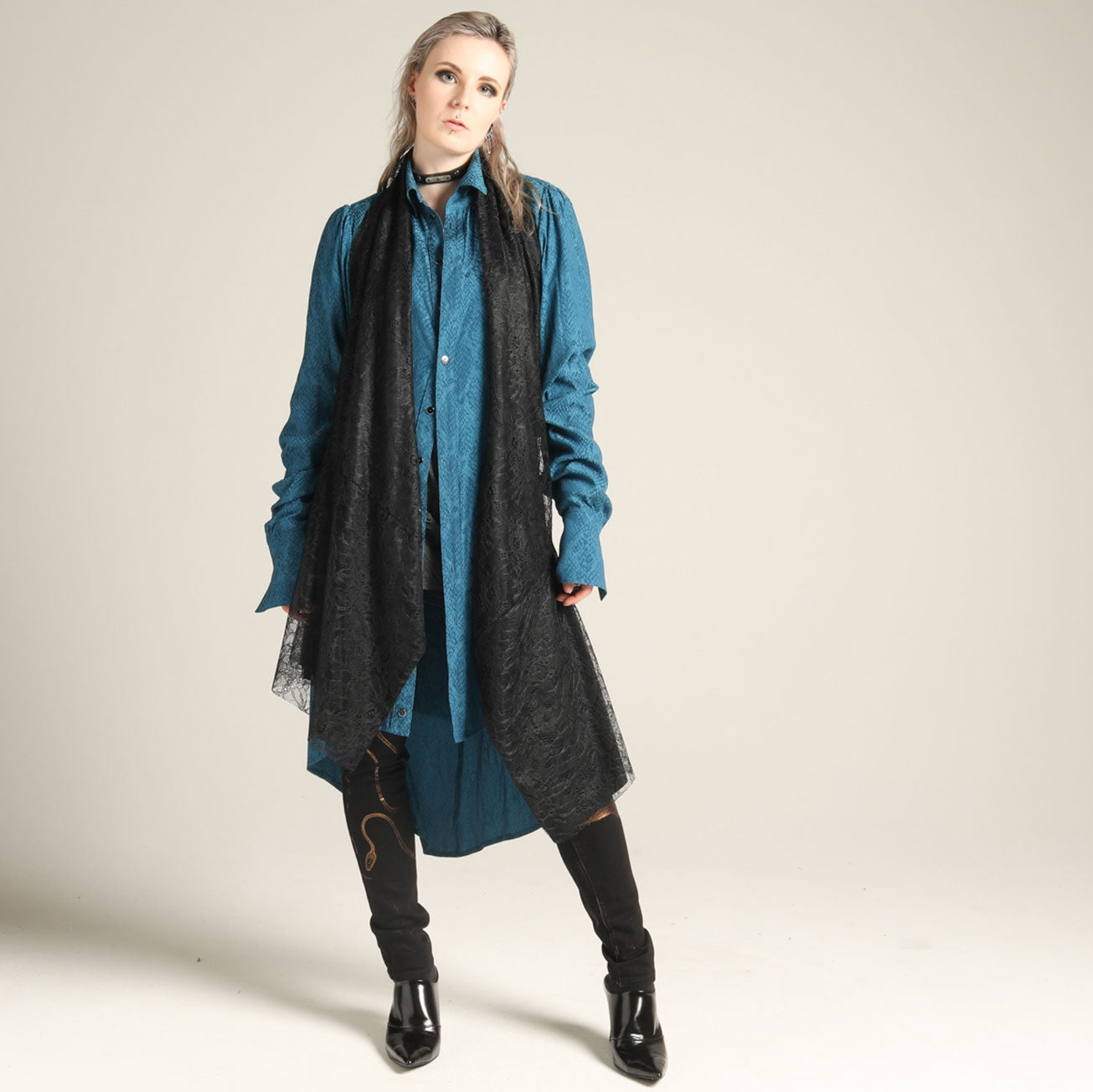 Snake long blouse