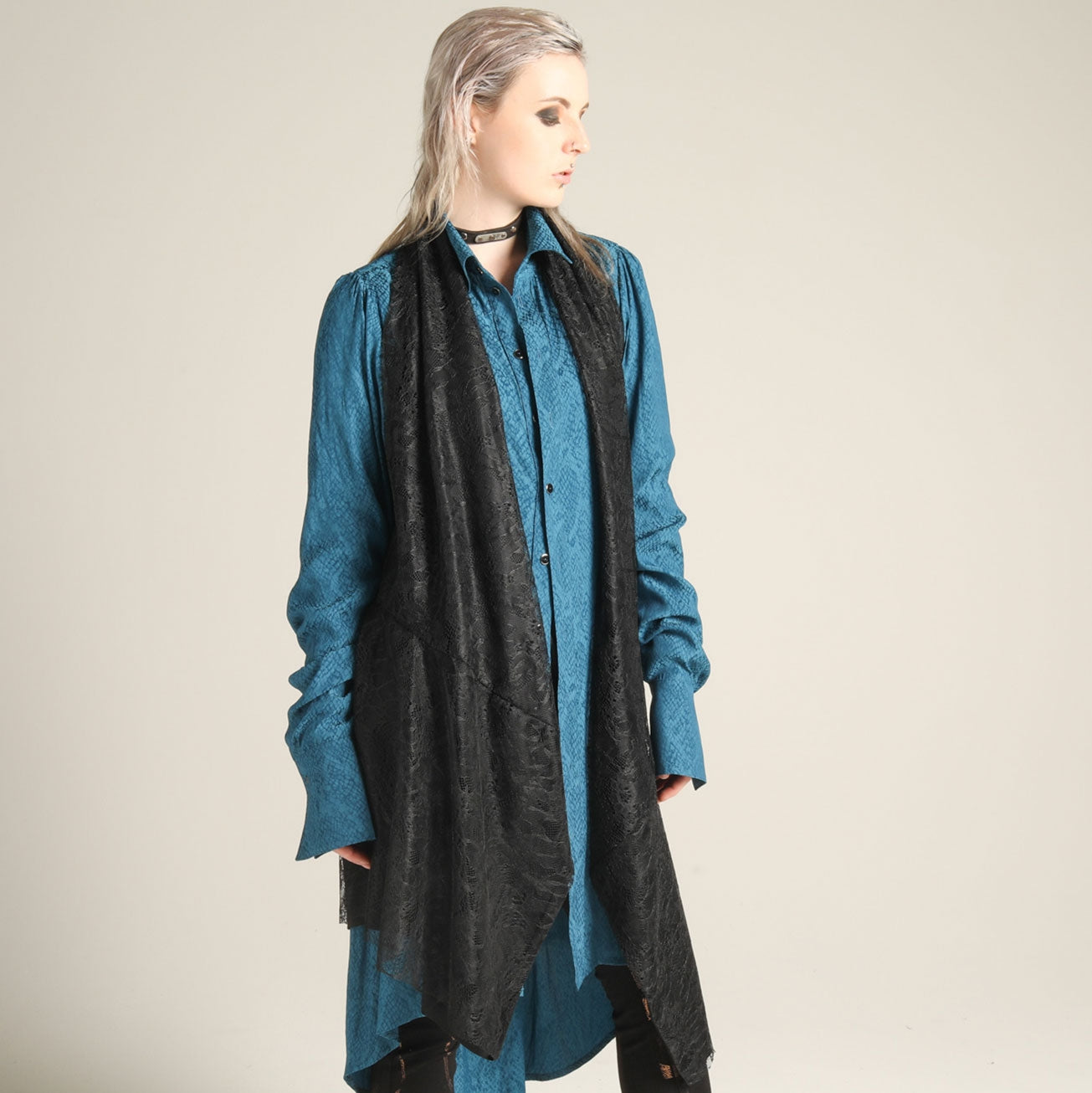 Lace Flare Gilet