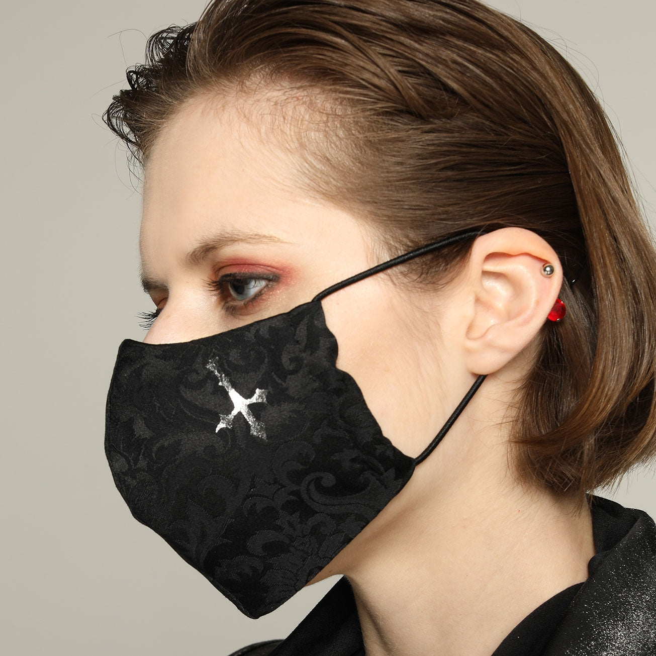 Gothic Devil Cross Mask Wear / M