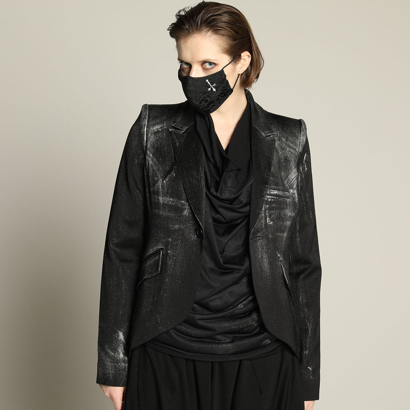Gothic Devil Cross Mask Wear / M