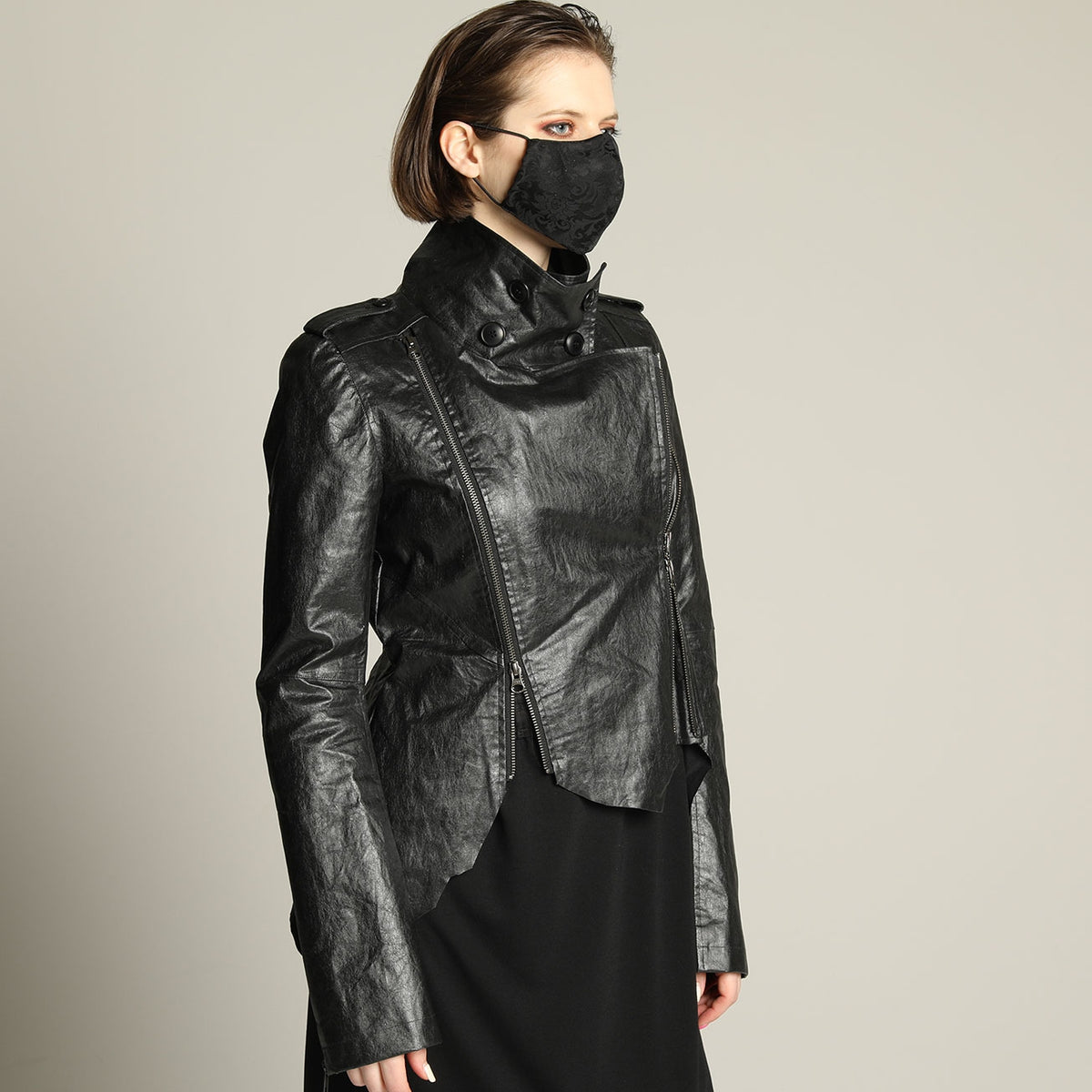 Japan Leather Short Riders Jacket