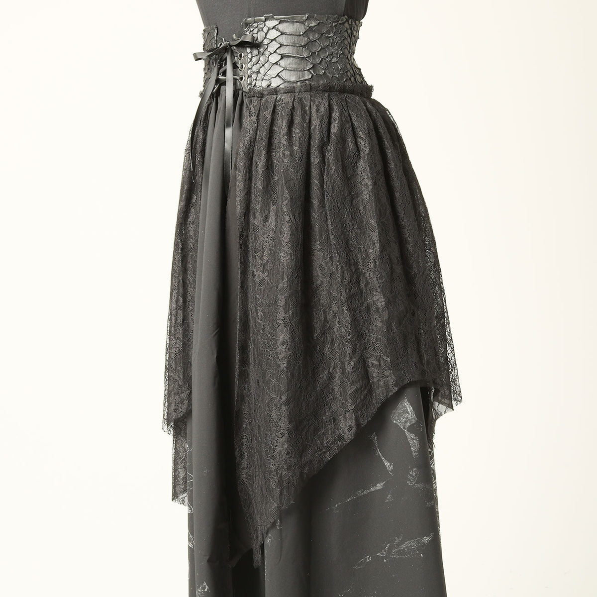 DRAGON LEATHER LACE CORSET