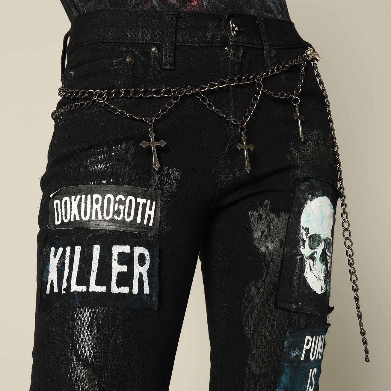 Metal cloth Chain belt