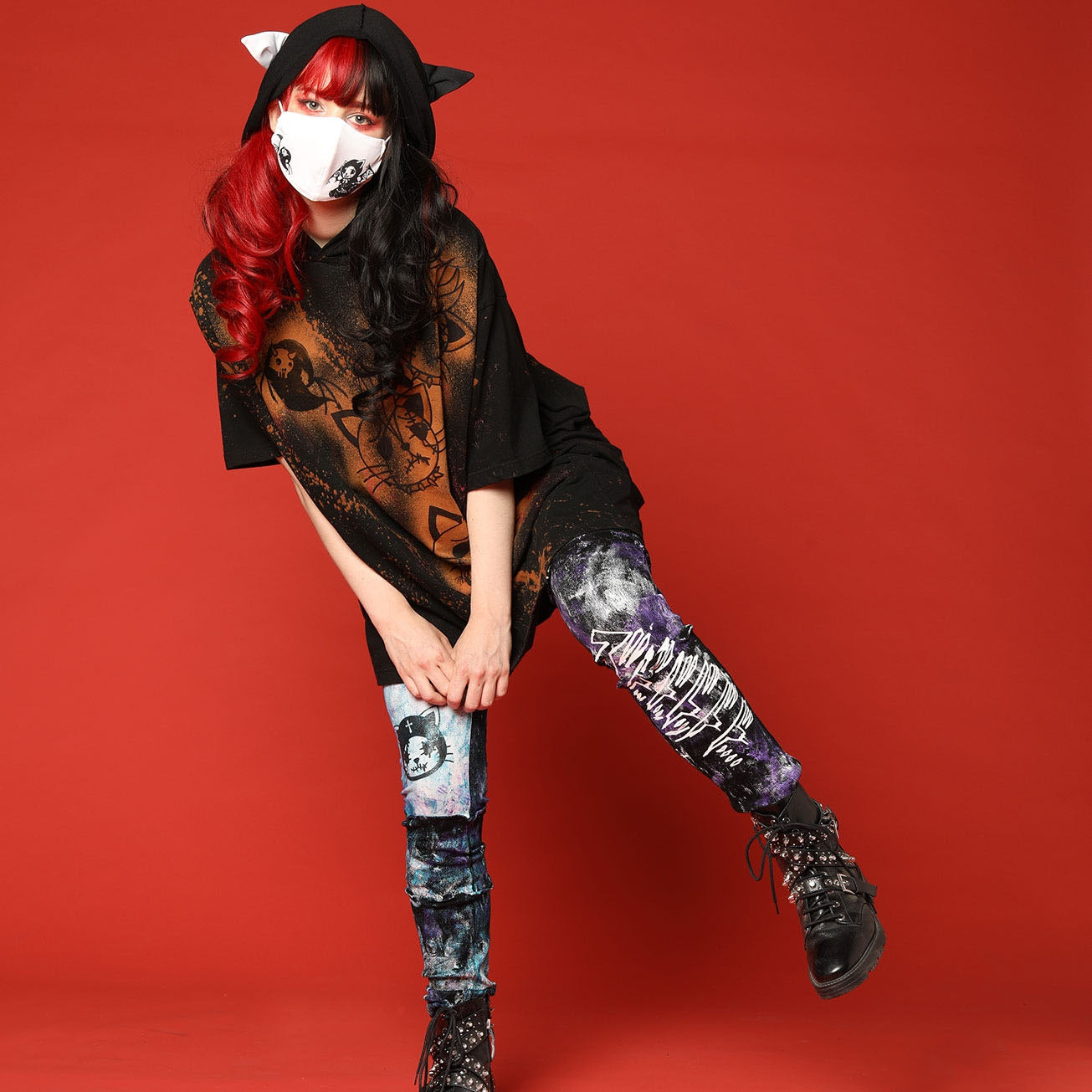 DEVIL ANGRY & KOUMORITA MASK WEAR