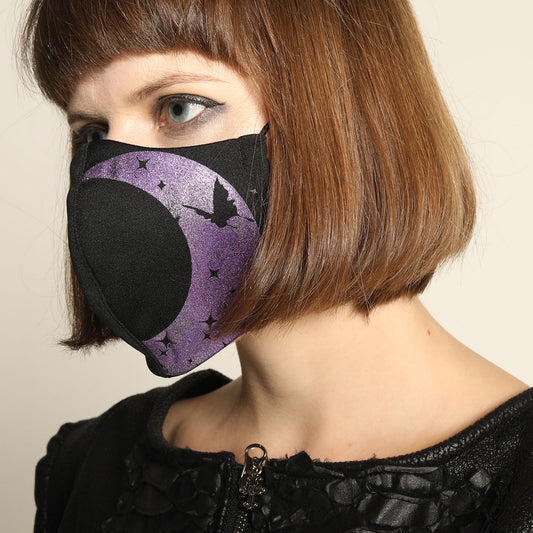Moon and butterfly mask wear / M