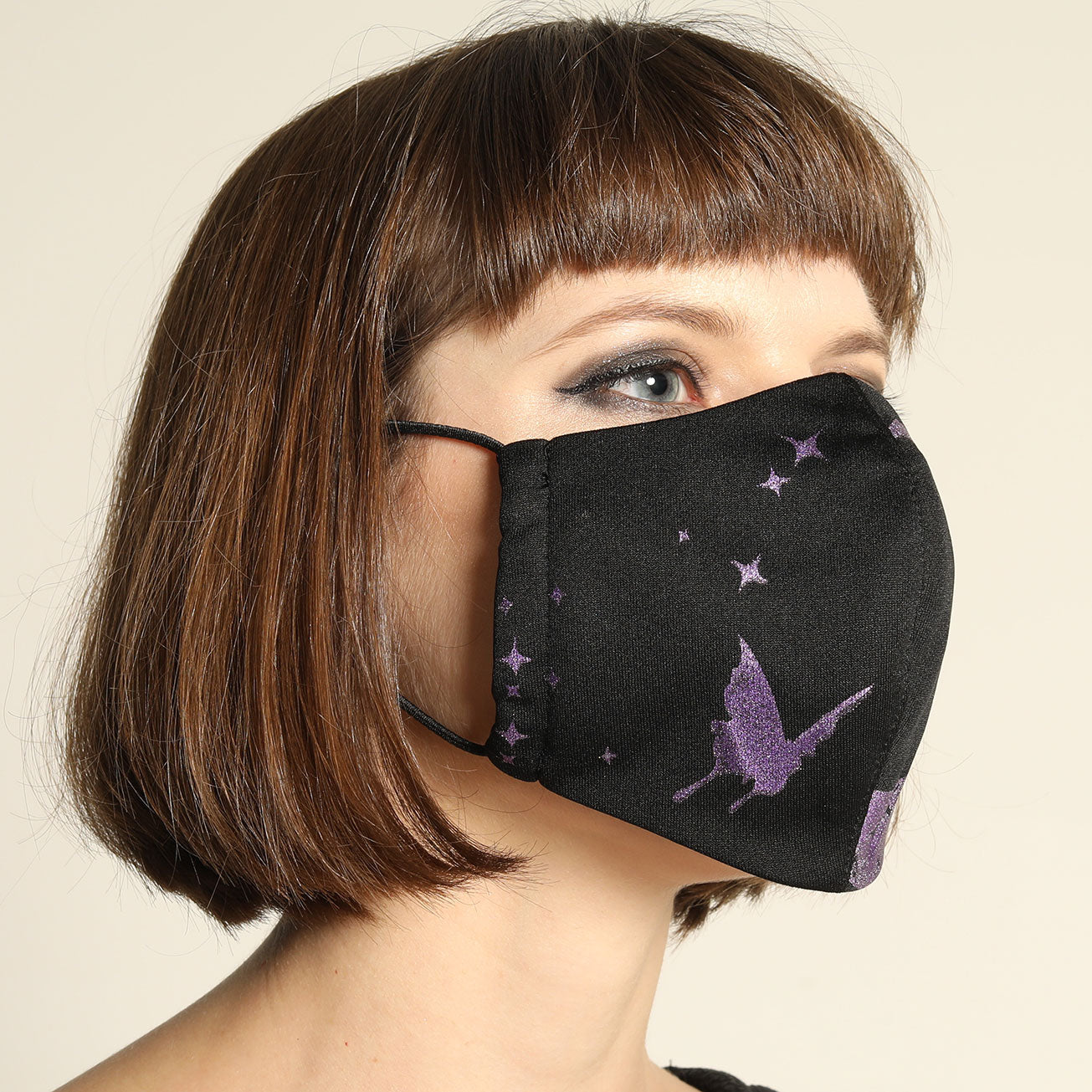 Moon and butterfly mask wear / M