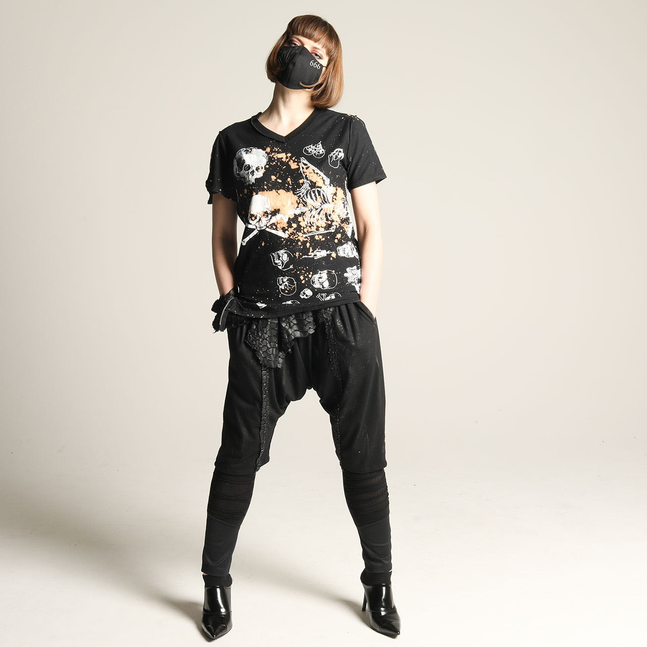 666 Dark Angel Mask Wear 2 / L