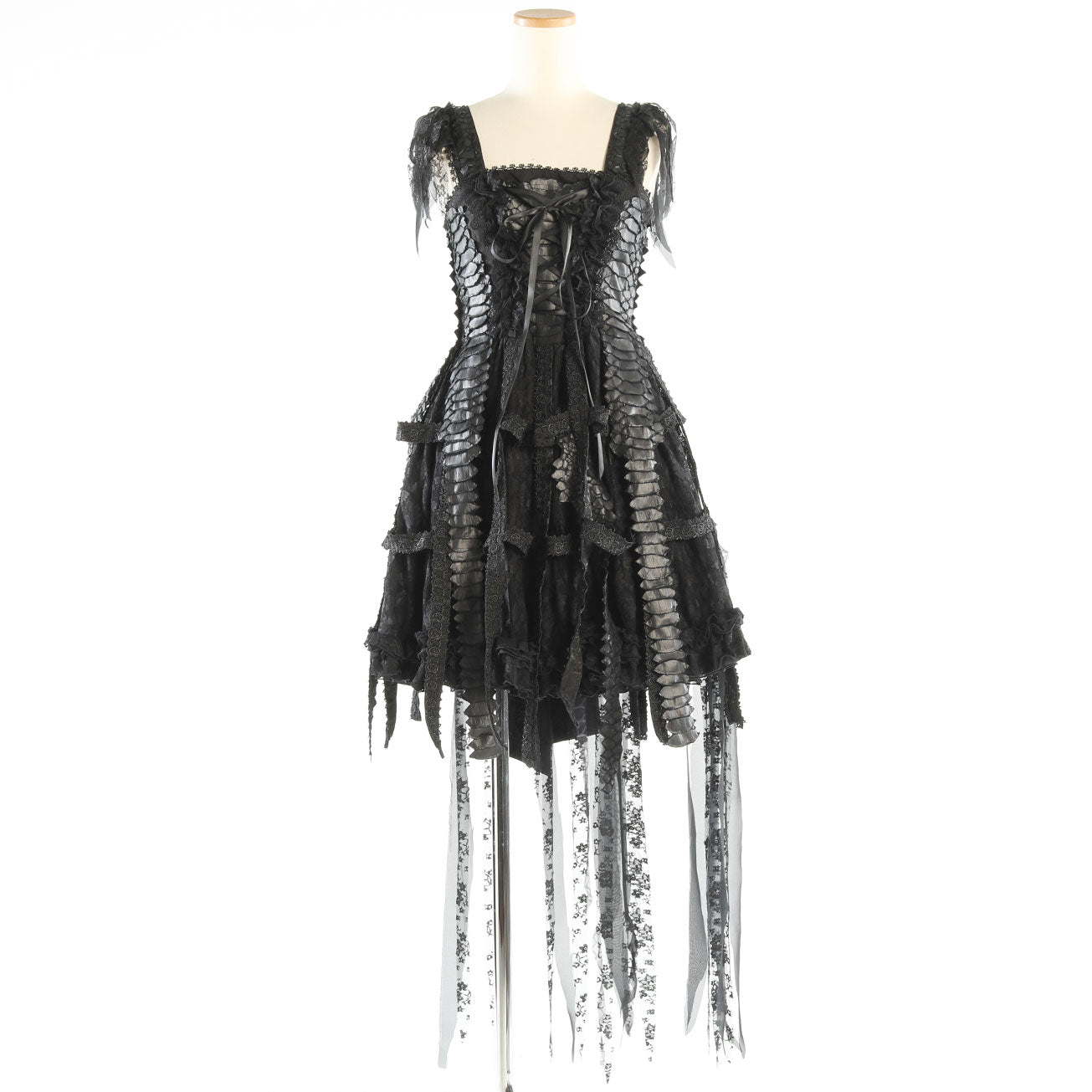 Black Dragon Bird Cage Dress (2sizes)