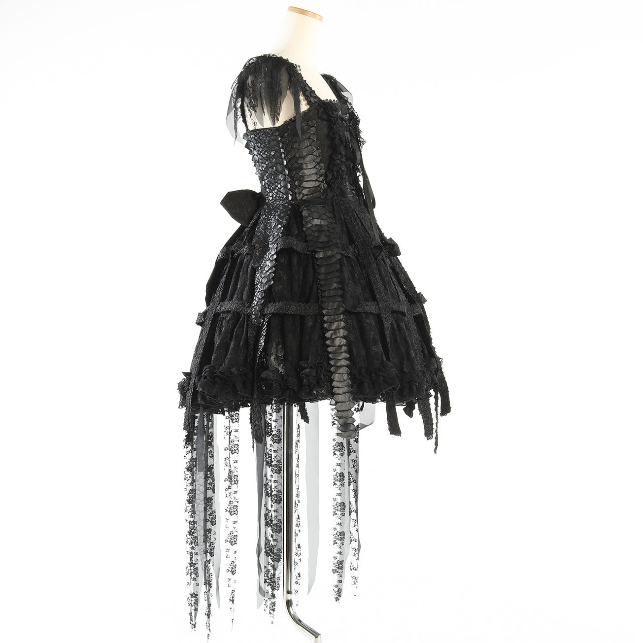 Black Dragon Bird Cage Dress (2sizes)