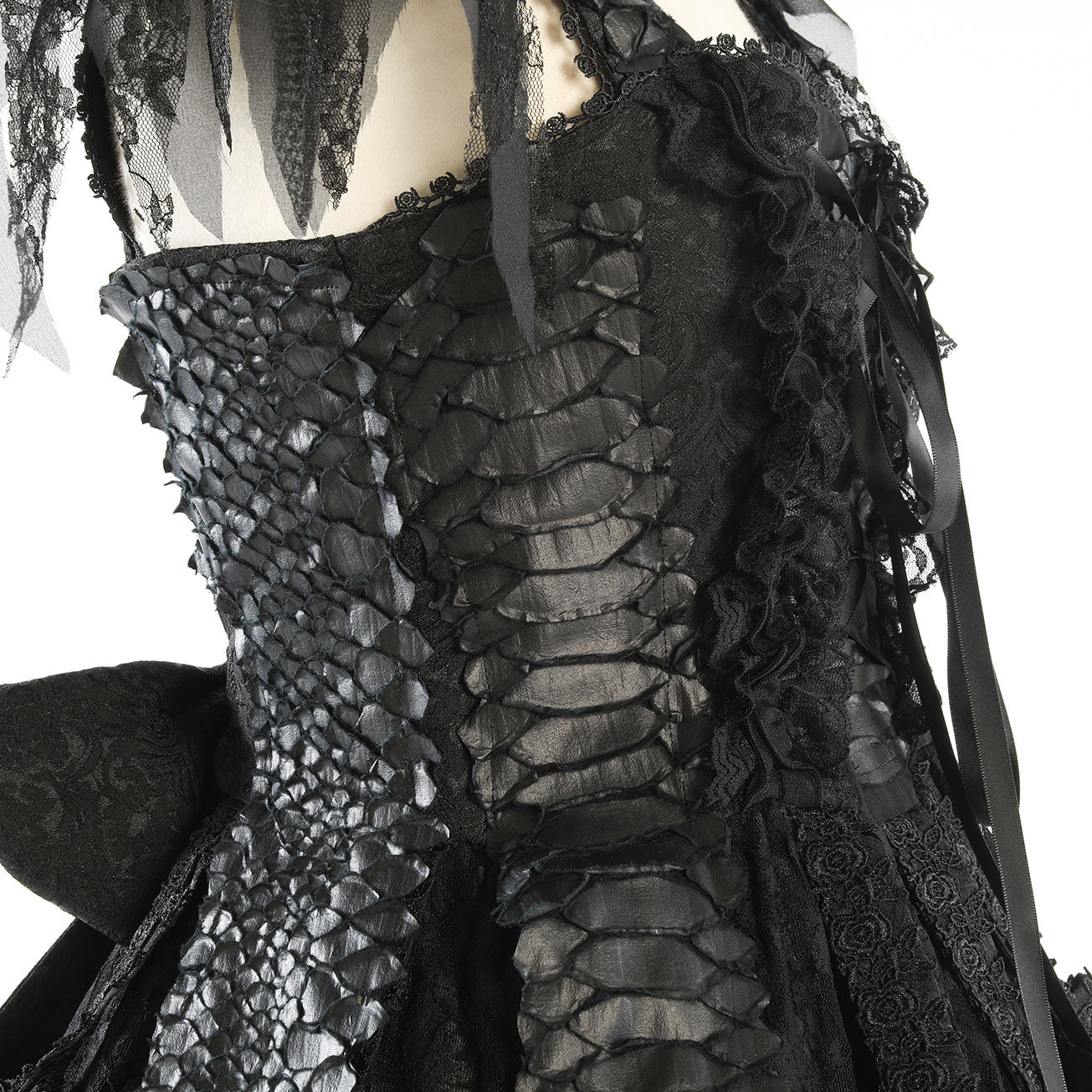 Black Dragon Bird Cage Dress (2sizes)