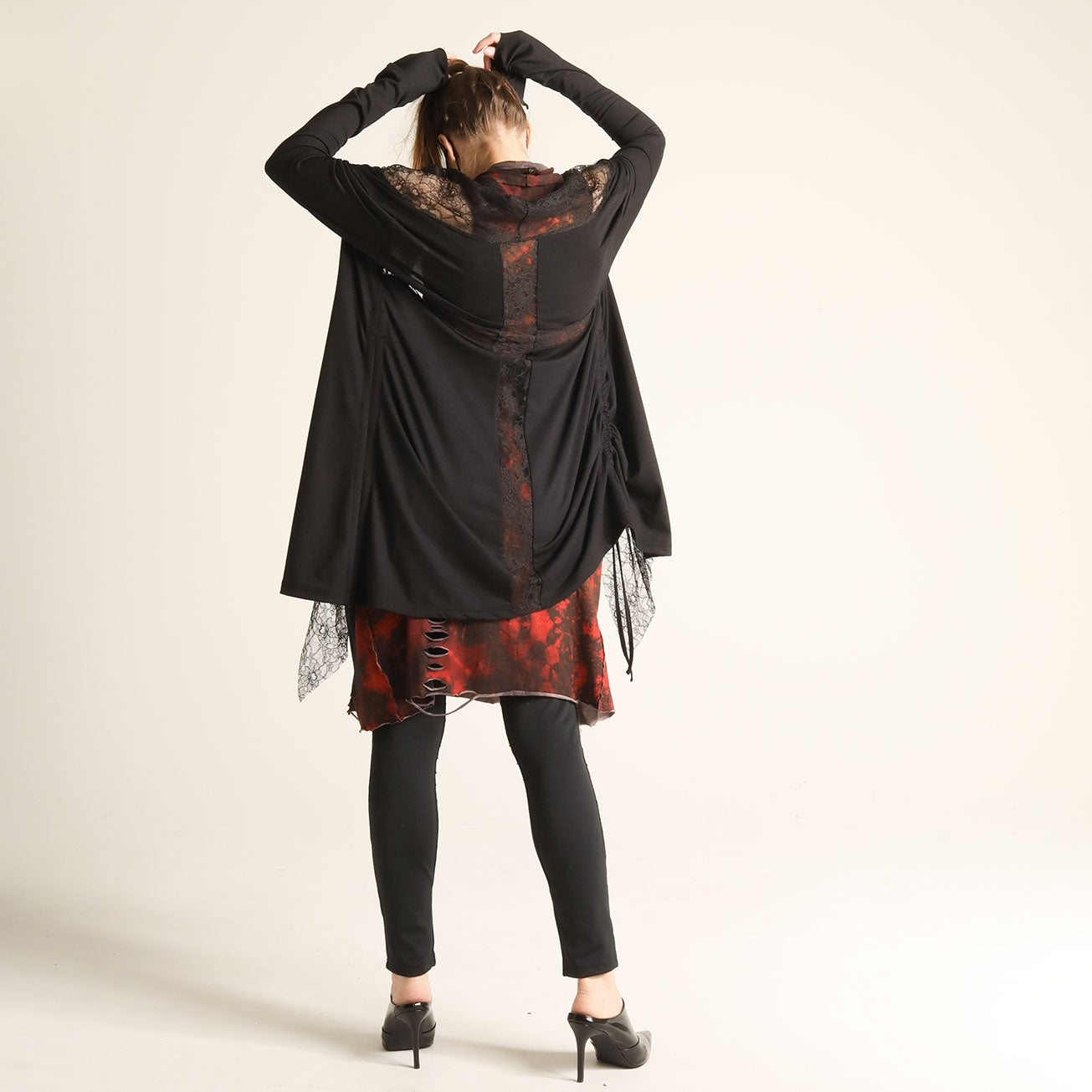 蛇染料损伤连衣裙