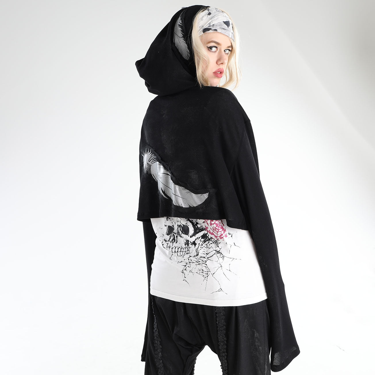 Angel's Feather Short Hoodie