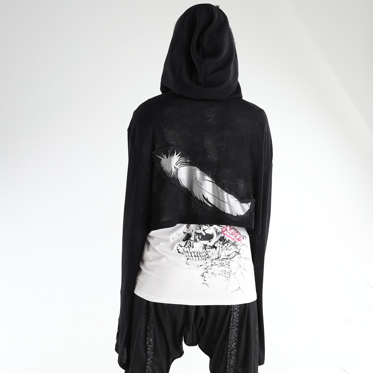 Angel's Feather Short Hoodie