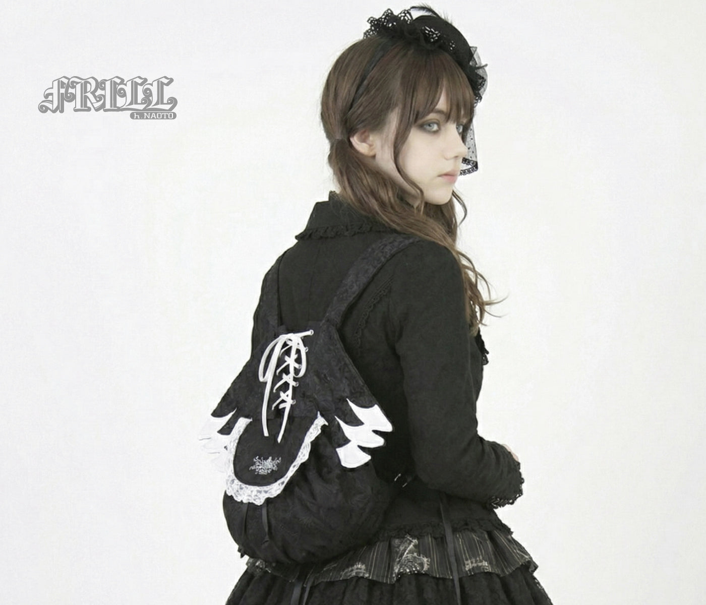 Classical Angel Wing Backpack / BK-WH