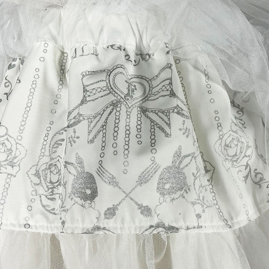 Micro Mini Bunny Petticoat 35cm / WH