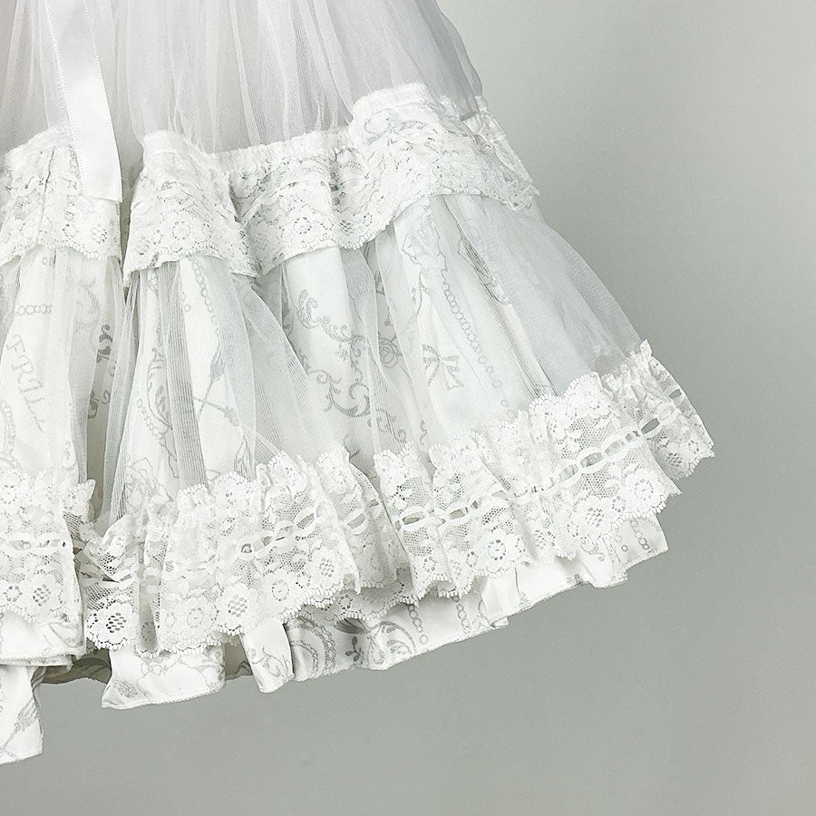 Bunny Volume Mini Petticoat 45cm / WH