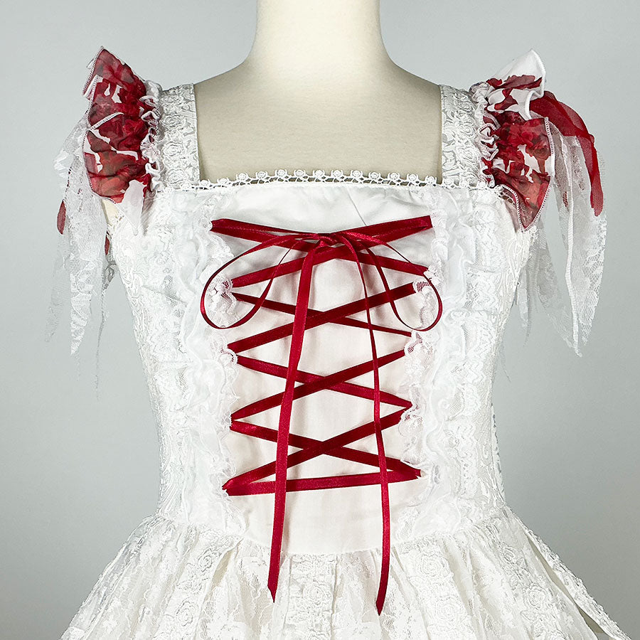 Drip Bloody Rose Bird Cage Dress (2sizes)  / LOLITA