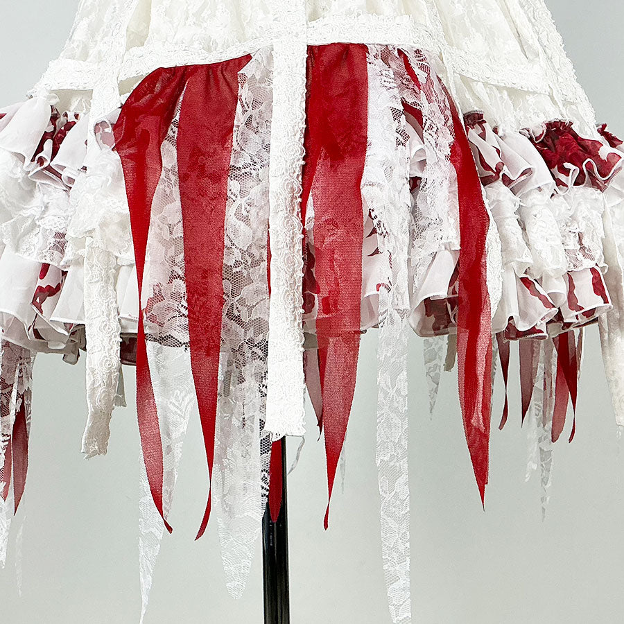 Drip Bloody Rose Bird Cage Dress (2sizes)  / LOLITA