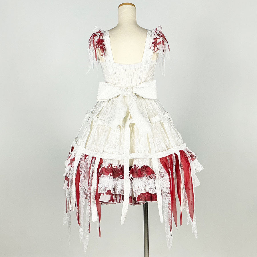 Drip Bloody Rose Bird Cage Dress (2sizes)  / LOLITA