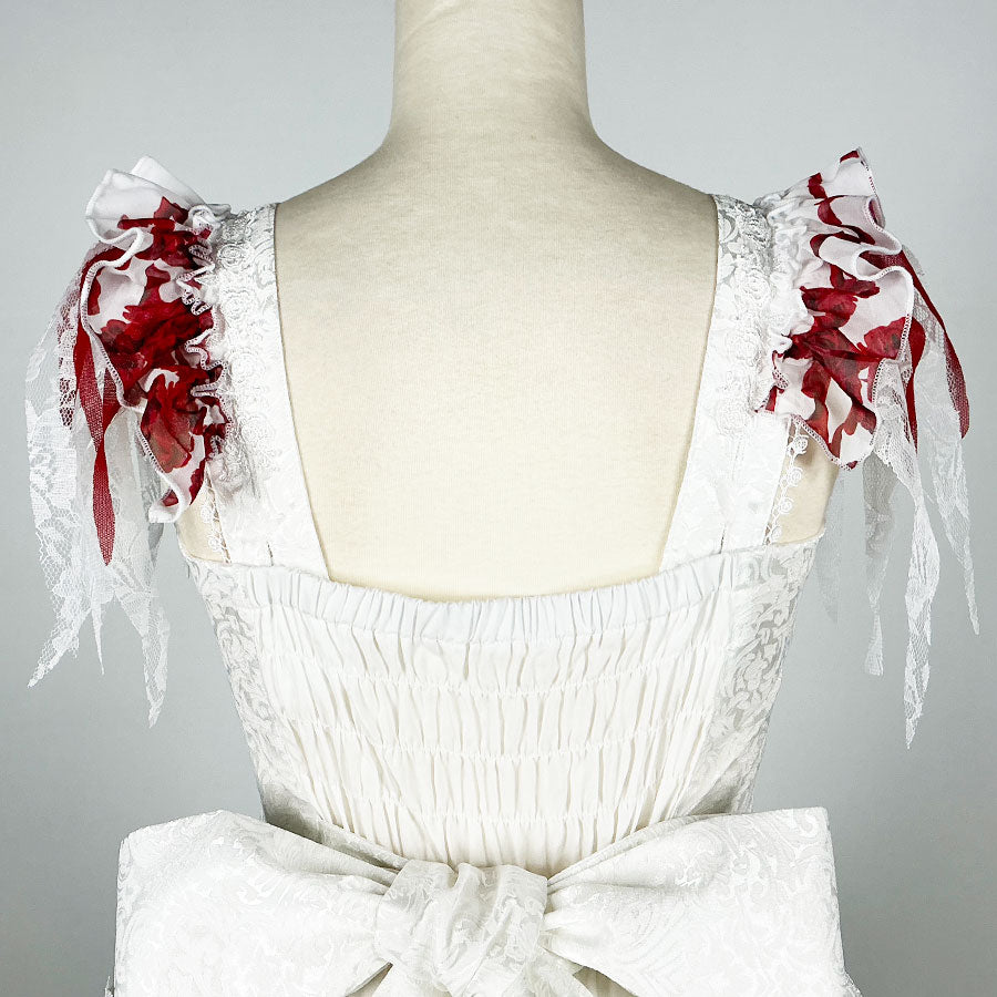 Drip Bloody Rose Bird Cage Dress (2sizes)  / LOLITA