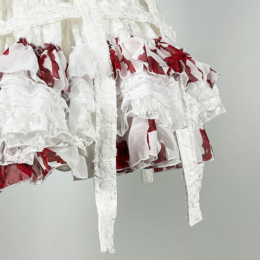 h.NAOTO Blood バラ 蝶々 レース ボレロ 燕尾 Bloody Rose Bird Cage Dress (2sizes) / LOLITA – h.NAOTO WEBSHOP