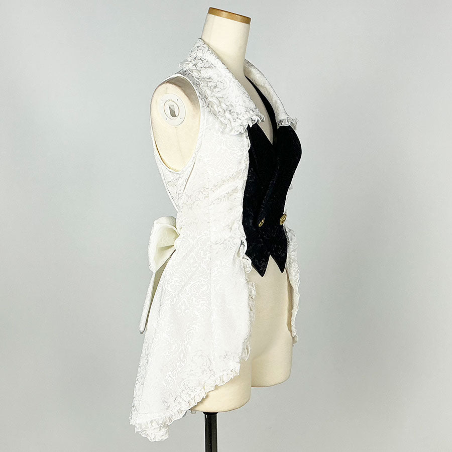 フョードル・D／ White Frill Swallowtail Flare Vest