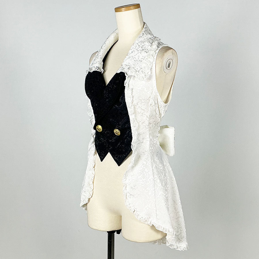 フョードル・D／ White Frill Swallowtail Flare Vest