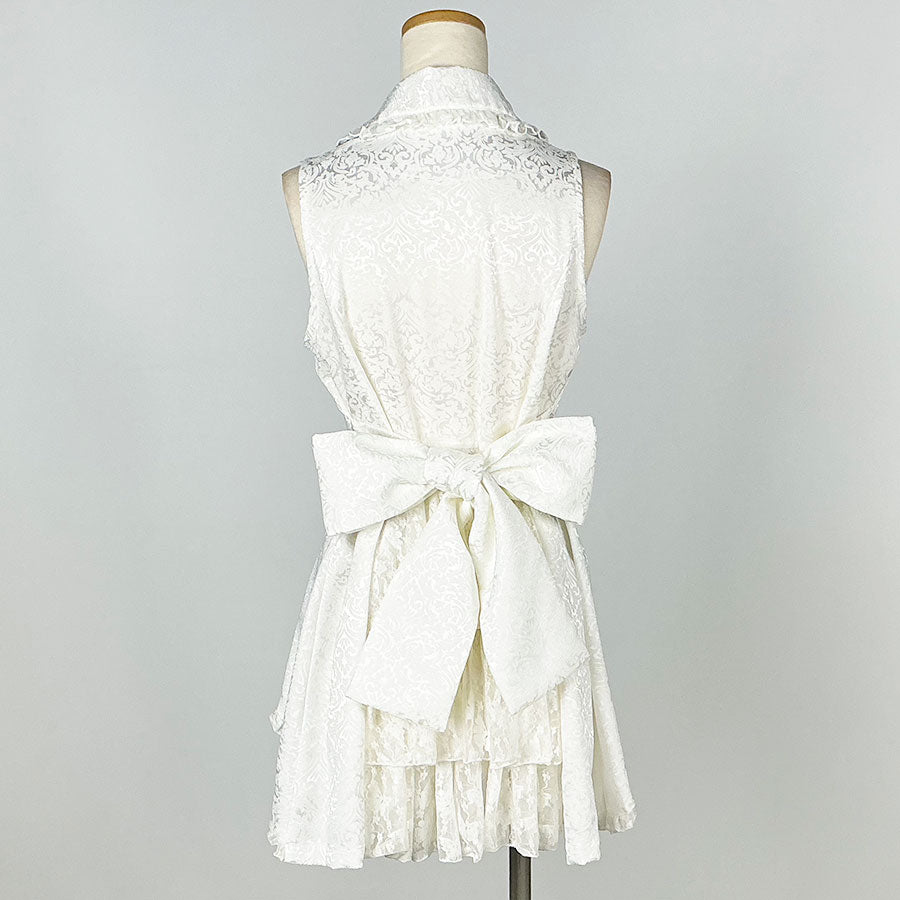 フョードル・D／ White Frill Swallowtail Flare Vest