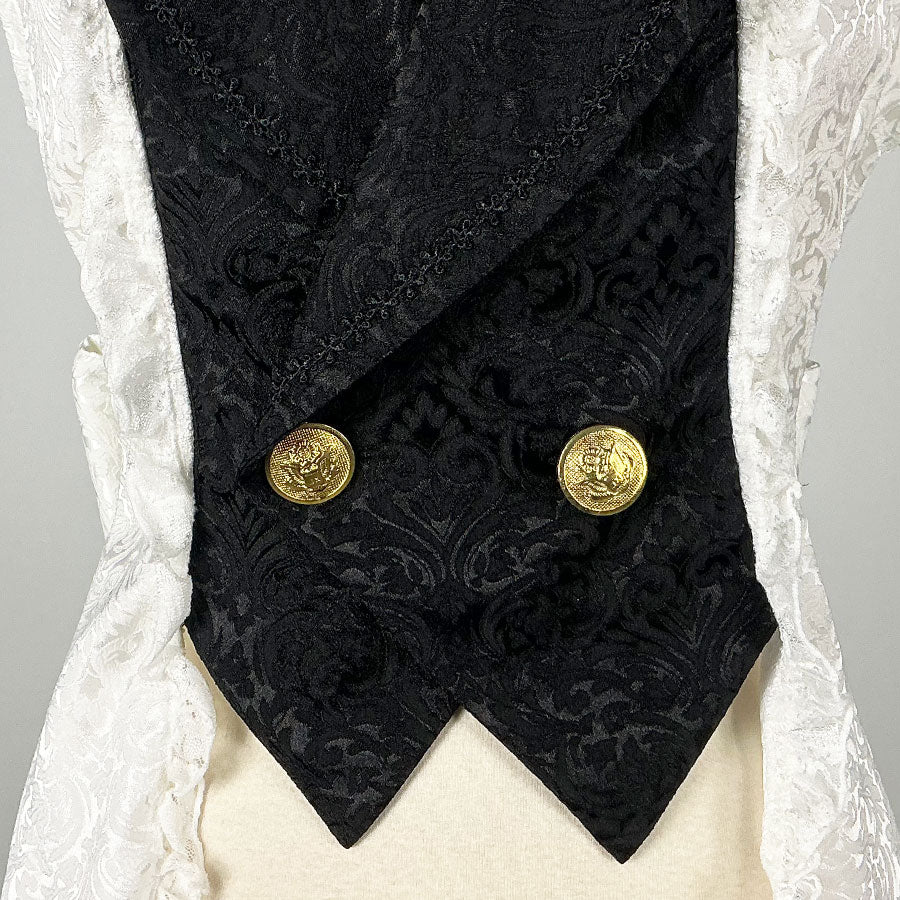 フョードル・D／ White Frill Swallowtail Flare Vest