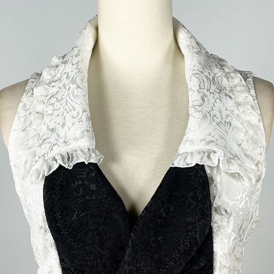 フョードル・D／ White Frill Swallowtail Flare Vest