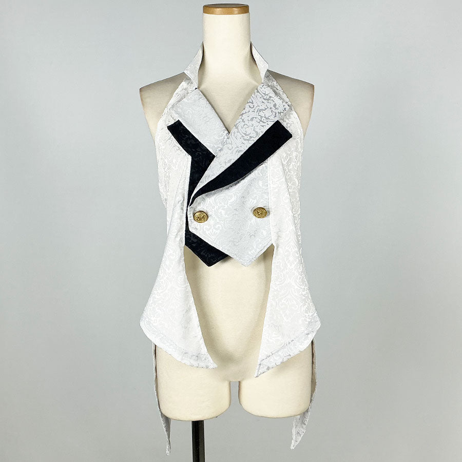 Sigma/Double Collar Short Cummerbund Vest (2 sizes)