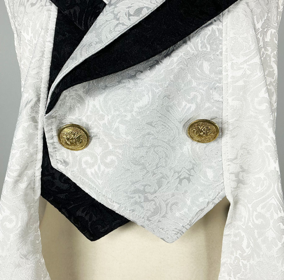 Sigma/Double Collar Short Cummerbund Vest (2 sizes)