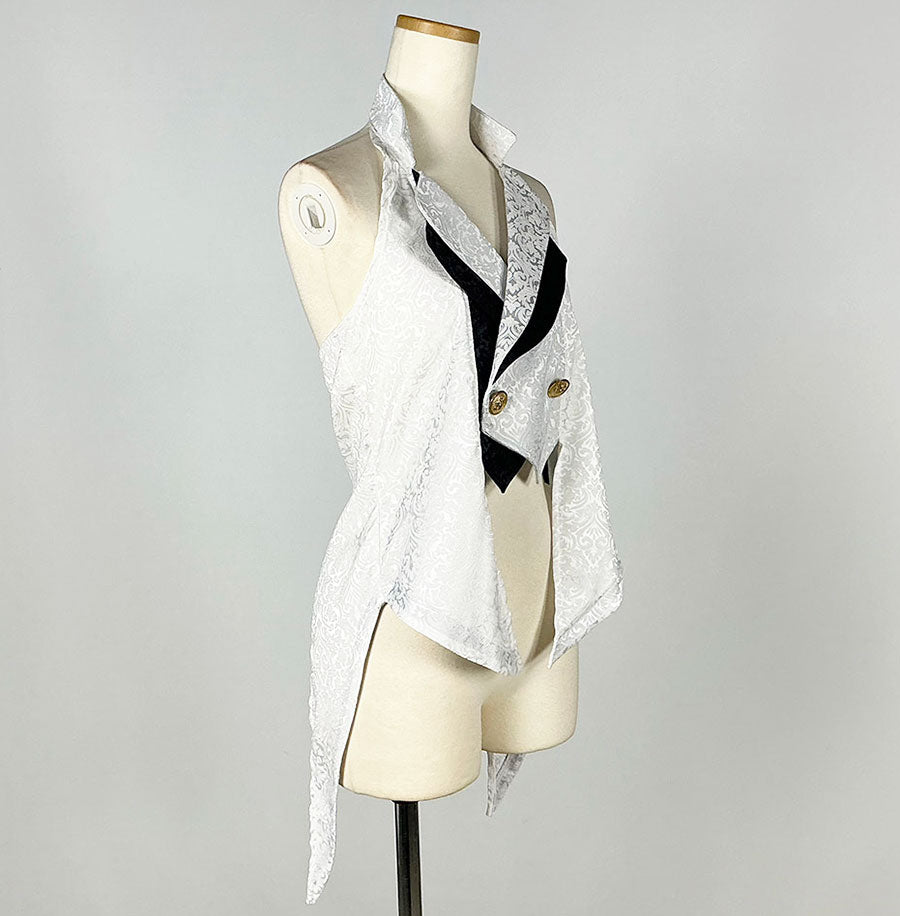 Sigma/Double Collar Short Cummerbund Vest (2 sizes)