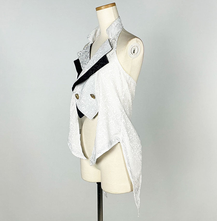 Sigma/Double Collar Short Cummerbund Vest (2 sizes)