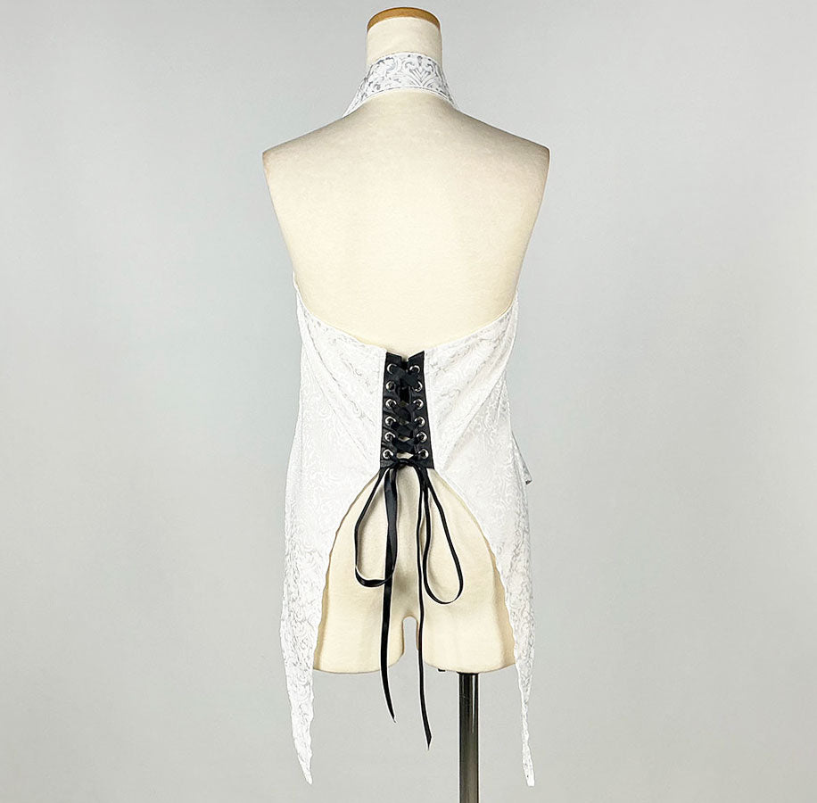 Sigma/Double Collar Short Cummerbund Vest (2 sizes)