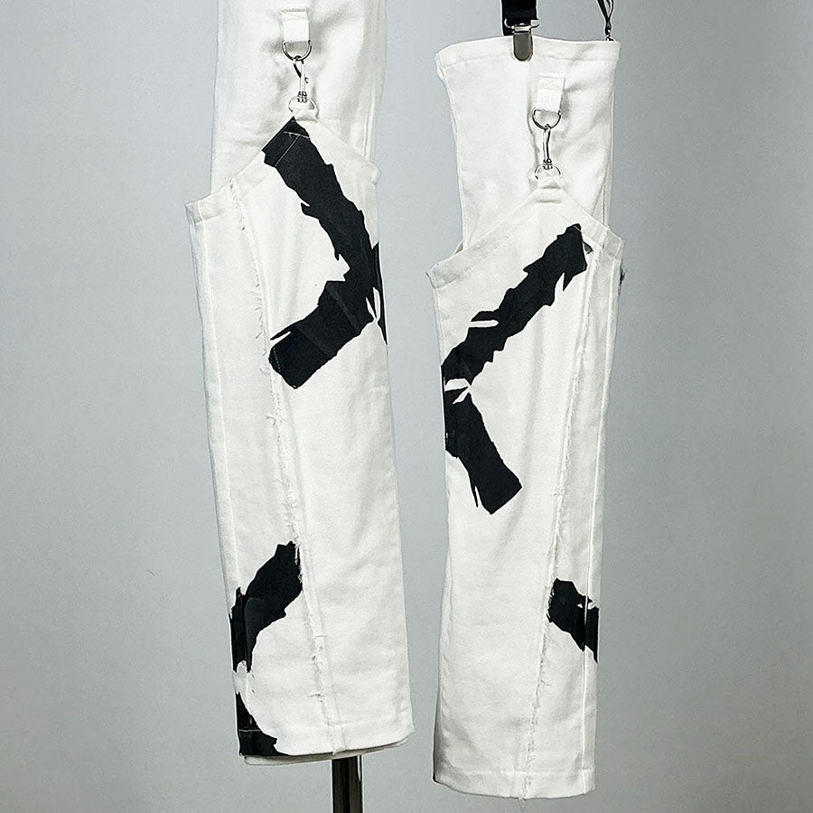 Sigma/ White Denim Pants with Leg Cover (3 sizes)