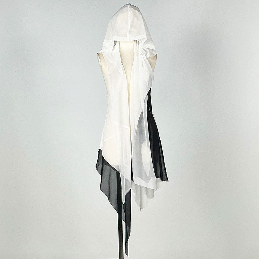 Chuuya Nakahara／Net Mesh Drape Gilet