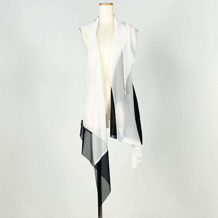 Chuuya Nakahara／Net Mesh Drape Gilet