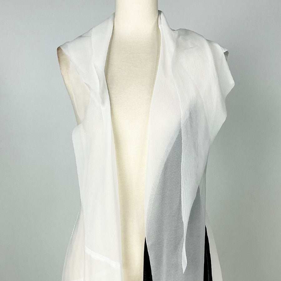 Chuuya Nakahara／Net Mesh Drape Gilet