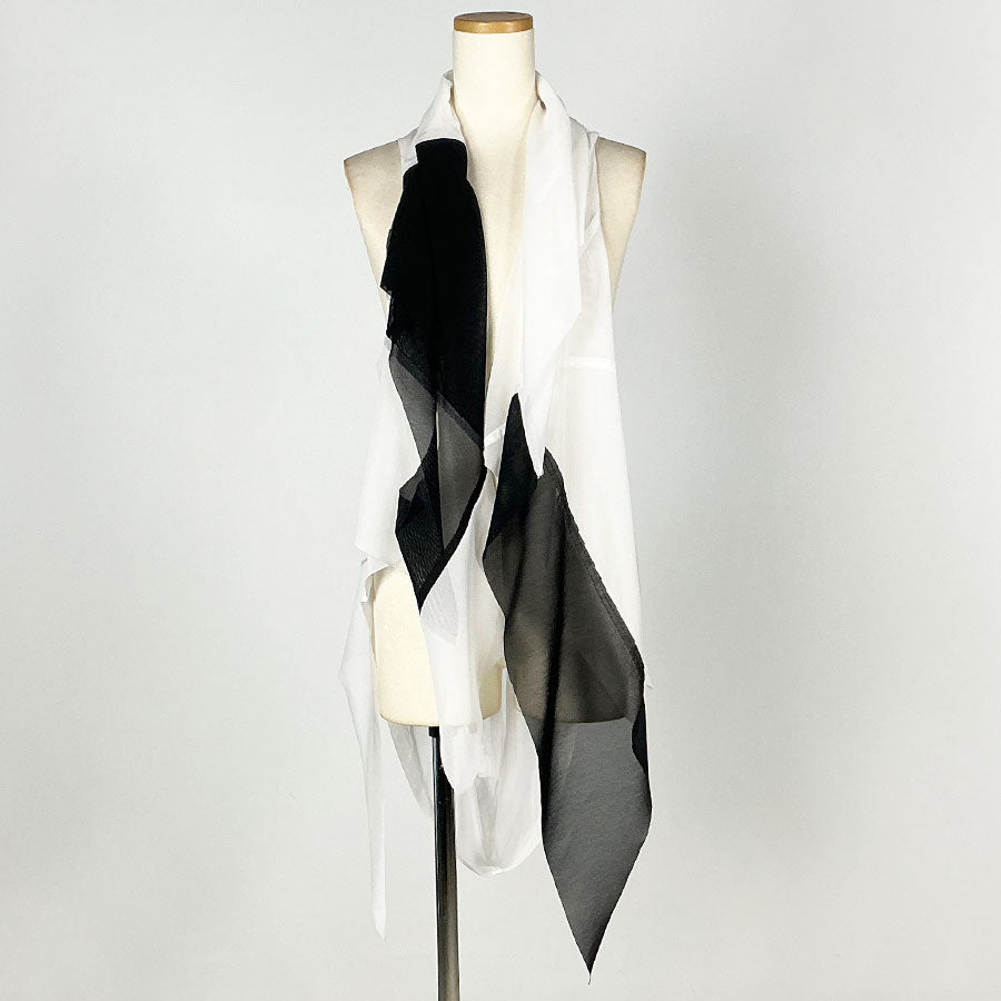 Chuuya Nakahara／Net Mesh Drape Gilet