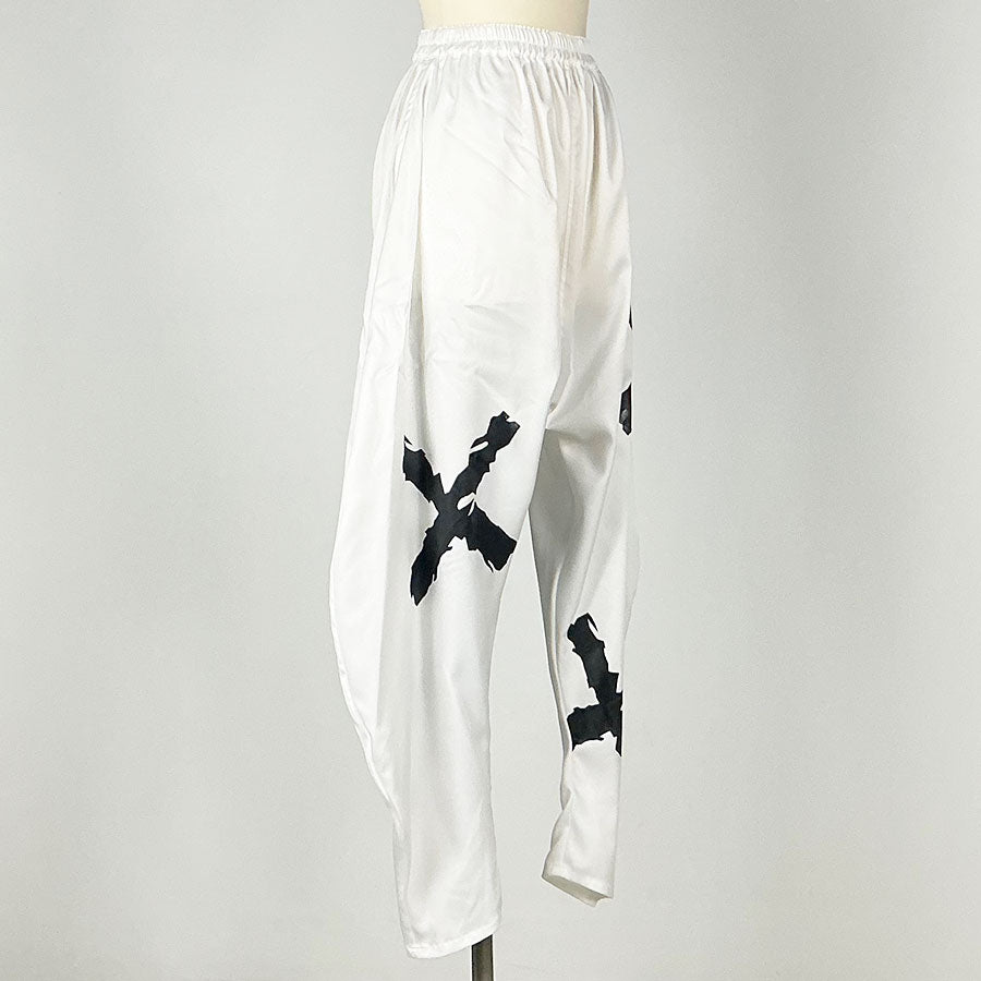 Nikolai G/ White Deconstructed Sarouel Pants