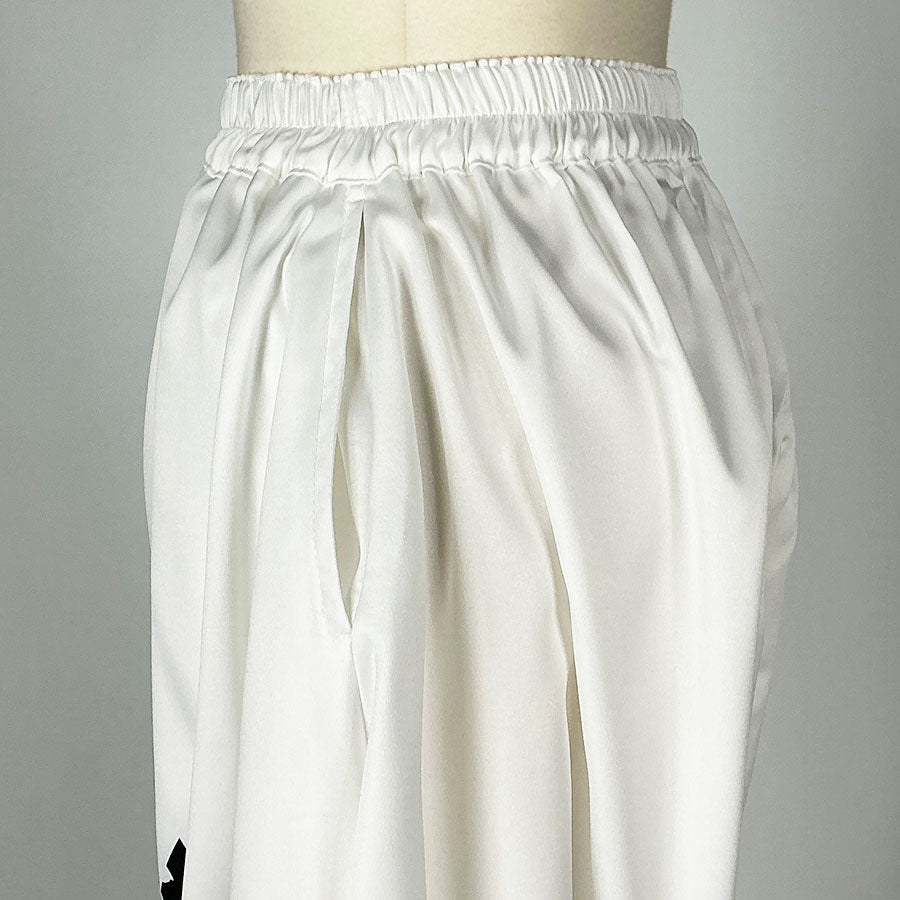 Nikolai G/ White Deconstructed Sarouel Pants