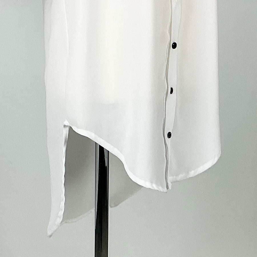 Fyodor D/ White Bishop Sleeve Blouse (2 sizes)